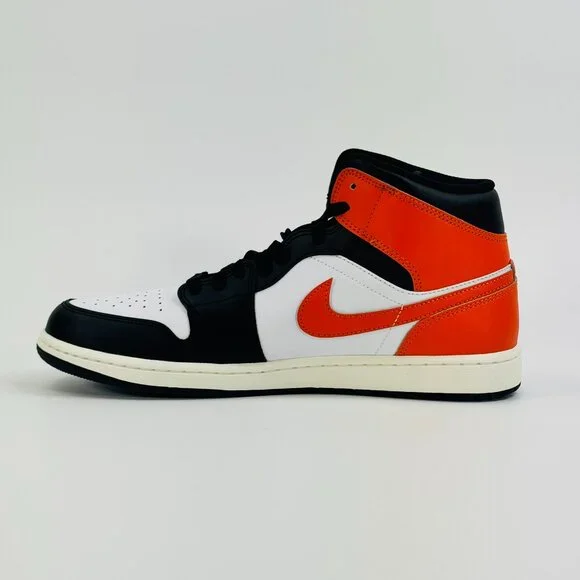 Air Jordan 1 Mid 'Black Toe Starfish' DQ8426-801 size 11.5 - Picture 2 of 8
